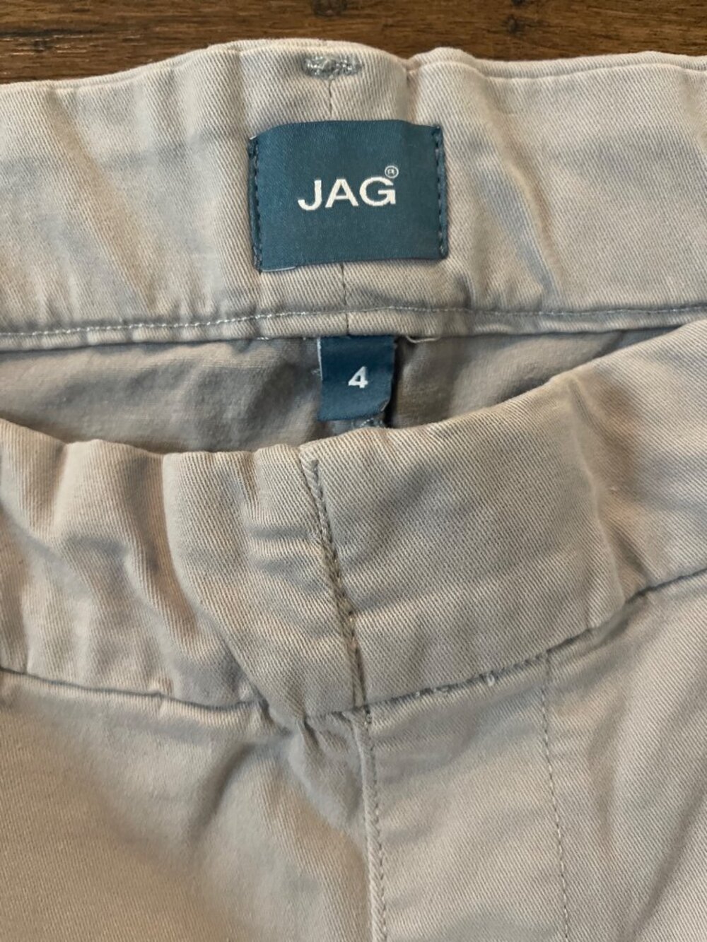JAG Maddie 5” Shorts Gray Sz 4/5 - Picture 2 of 8